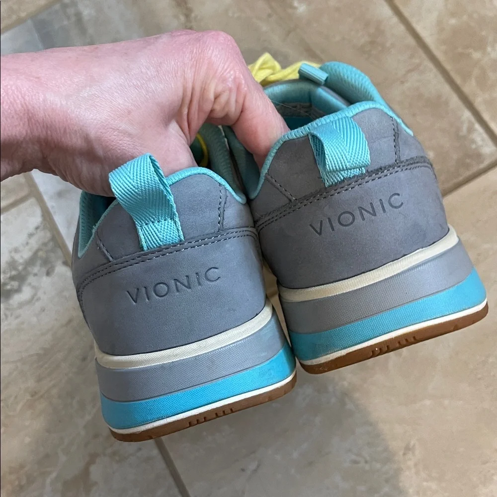 Vionic Rechelle Shoes Light Grey 6.5